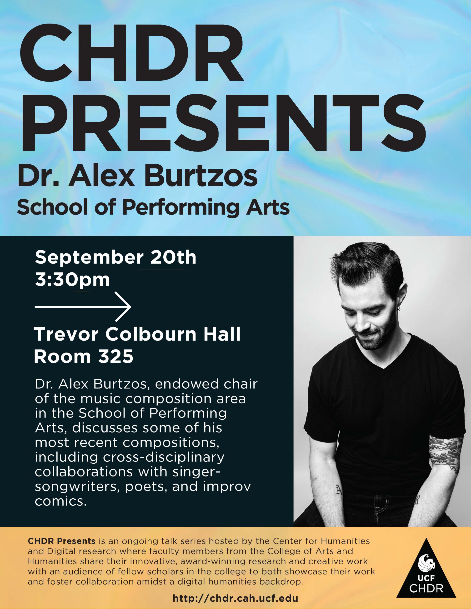 CHDR Presents: Alex Burtzos poster