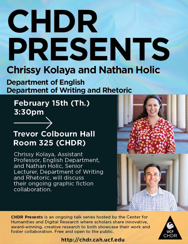 CHDR Presents: Chrissy Kolaya and Nathan Holic poster