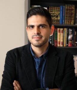 zargar with bookshelf