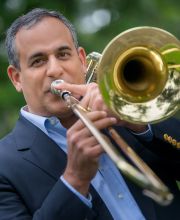 fred with trombone