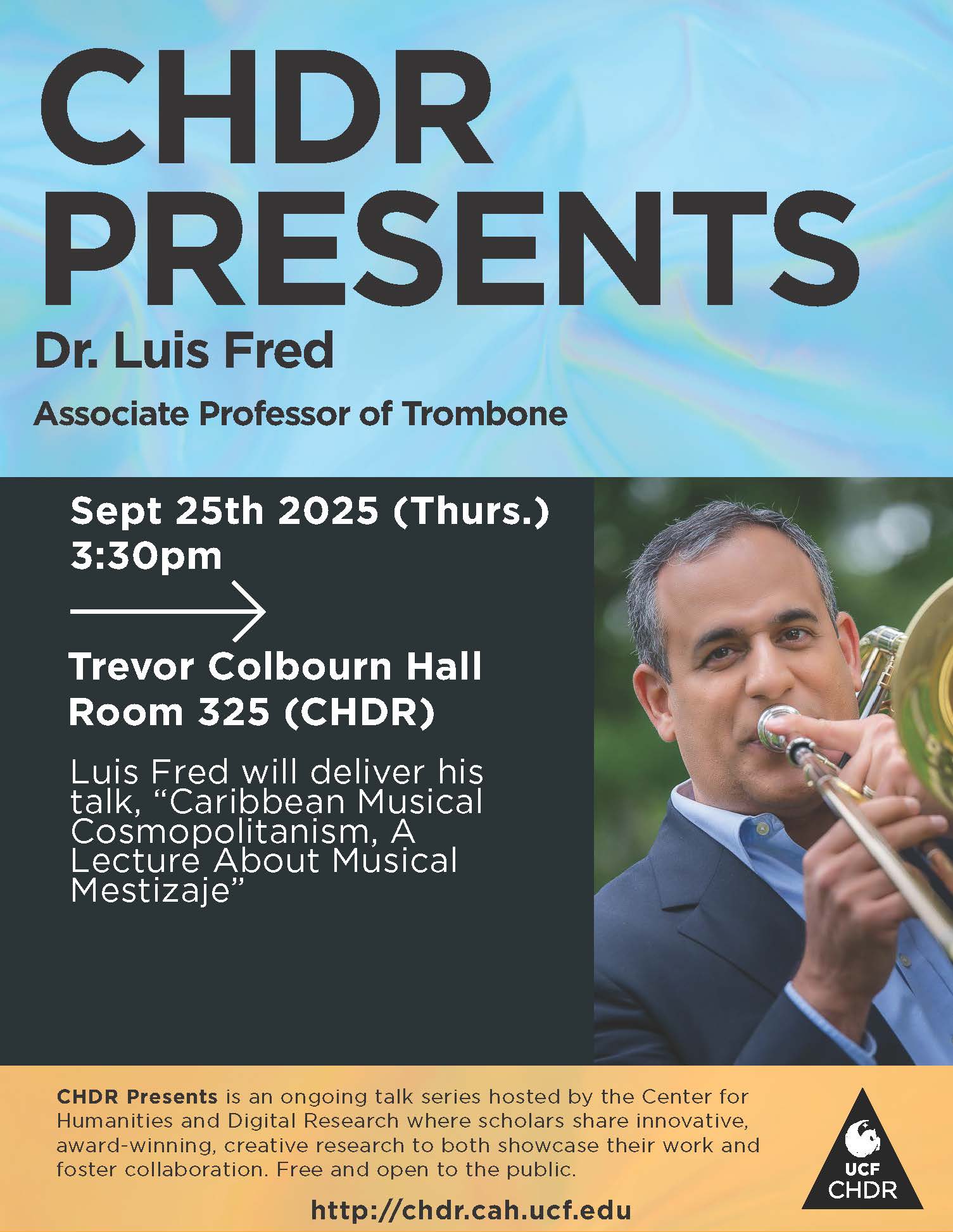 CHDR Presents: Luis Fred poster